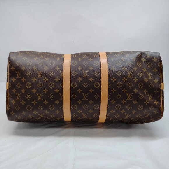 Louis Vuitton LV Boston Bag Keepall 55 Brown Monogram mon-968-091925 - Picture 6 of 10